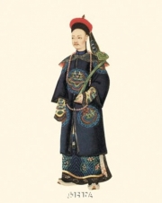 Chinese Mandarin Figure no.4 - Art Print by 18th Century Chinese | Movie Poster Prints from Posterazzi