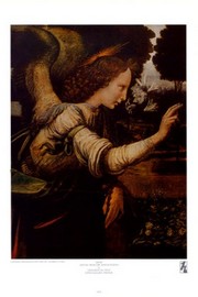 Angel (Detail from The Annunciation) - Art Print by Leonardo Da Vinci | Movie Poster Prints from Posterazzi