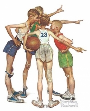 "Oh, Yeah" - Art Print by Norman Rockwell | Movie Poster Prints from Posterazzi