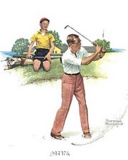Blasting Out - Art Print by Norman Rockwell | Movie Poster Prints from Posterazzi