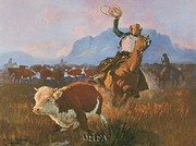 Round Up Time - Art Print by George Phippen | Movie Poster Prints from Posterazzi