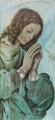 Adoring Angel - Art Print by Fra Filippo Lippi | Movie Poster Prints from Posterazzi