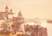 Palace and Fort at Agra - Art Print by David Roberts | Movie Poster Prints from Posterazzi