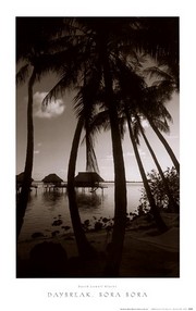 "Daybreak, Bora Bora" - Art Print by David l. Kluver | Movie Poster Prints from Posterazzi