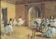 Dance Foyer at the Opera - Art Print by Edgar Degas | Movie Poster Prints from Posterazzi