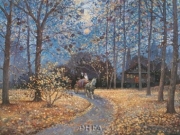 A Ride in Autumn - Art Print by Thelma leaney Butler | Movie Poster Prints from Posterazzi