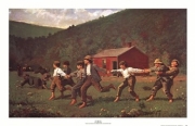 "Snap the Whip, c.1872" - Art Print by Winslow Homer | Movie Poster Prints from Posterazzi