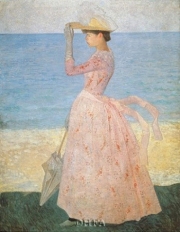 Femme a l'Ombrelle - Art Print by Aristide Maillol | Movie Poster Prints from Posterazzi