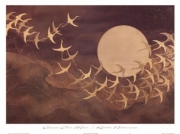 Cranes Over Moon - Art Print by Keiichi Nishimura | Movie Poster Prints from Posterazzi