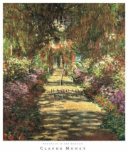 "A Pathway in Monet's Garden at Giverny, c.1902" - Art Print by Claude Monet | Movie Poster Prints from Posterazzi