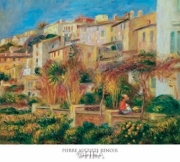 Terrace at Cagnes - Art Print by Pierre-Auguste Renoir | Movie Poster Prints from Posterazzi