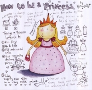 How to be a Princess - Art Print by  Helen Doodle | Movie Poster Prints from Posterazzi
