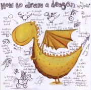 How to Draw a Dragon - Art Print by  Helen Doodle | Movie Poster Prints from Posterazzi