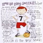How to Play Soccer - Art Print by  Helen Doodle | Movie Poster Prints from Posterazzi