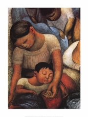 La Noche de los Pobres - Art Print by Diego Rivera | Movie Poster Prints from Posterazzi