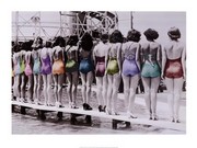 Coney Island Lineup - Art Print by Photography Collection | Movie Poster Prints from Posterazzi