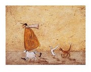 "Ernest, Doris, Horace and Stripes" - Art Print by Sam Toft | Movie Poster Prints from Posterazzi