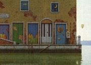 "Venice, Ponte Isolato" - Art Print by Quint Buchholz | Movie Poster Prints from Posterazzi