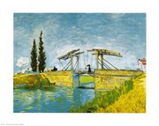"The Langlois Drawbridge at Arles, c.1888" - Art Print by Vincent Van Gogh | Movie Poster Prints from Posterazzi