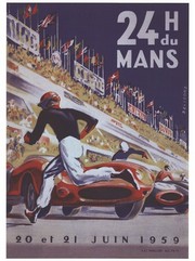 24H Du Mans - Art Print | Movie Poster Prints from Posterazzi