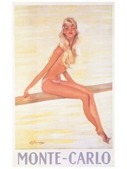 Monte-Carlo - Art Print by Jean-Gabriel Domerque | Movie Poster Prints from Posterazzi