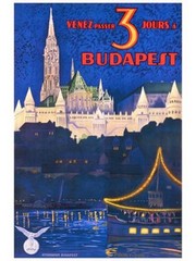 Budapest - Art Print by Polya Tibor | Movie Poster Prints from Posterazzi