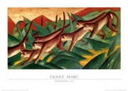 Affenfries 1911 - Art Print by Franz Marc | Movie Poster Prints from Posterazzi