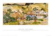 "View of Auvers, c.1890" - Art Print by Vincent Van Gogh | Movie Poster Prints from Posterazzi