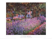 "The Artist's Garden at Giverny, c.1900" - Art Print by Claude Monet | Movie Poster Prints from Posterazzi