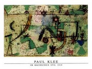 "Im Bachschen Stil, c.1919" - Art Print by Paul Klee | Movie Poster Prints from Posterazzi