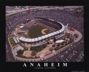 Anaheim - Angel's Edison Field - Art Print by Mike Smith | Movie Poster Prints from Posterazzi