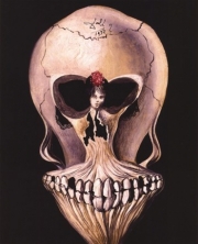 "Ballerine et Tete de Mort, c.1939" - Art Print by Salvador Dali | Movie Poster Prints from Posterazzi