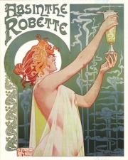 Absinthe Robette - Art Print by Privat Livemont | Movie Poster Prints from Posterazzi