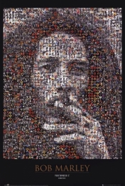 Bob Marley - Photomosaic - Art Print | Movie Poster Prints from Posterazzi