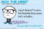 Jack the Nerd-Blanket - Art Print | Movie Poster Prints from Posterazzi