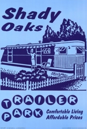 Retro-Shady Oaks Trailer Park - Art Print | Movie Poster Prints from Posterazzi