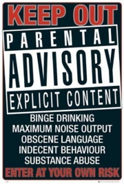 Parental Advisory (Keep Out) - Art Print | Movie Poster Prints from Posterazzi