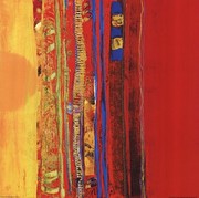 Bamboo Colour II (Abstrakt II) - Art Print by Marjolijn Van Ginkel | Movie Poster Prints from Posterazzi