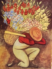 Vendedora de Flores - Art Print by Diego Rivera | Movie Poster Prints from Posterazzi