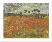 "The Field of Poppies, Auvers-Sur-Oise, c.1890" - Art Print by Vincent Van Gogh | Movie Poster Prints from Posterazzi