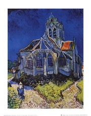 "The Church at Auvers, c.1890" - Art Print by Vincent Van Gogh | Movie Poster Prints from Posterazzi