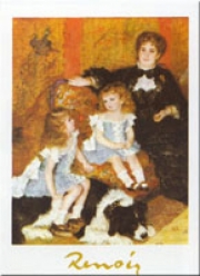 Madame Chartpentier con i figli - Art Print by Pierre-Auguste Renoir | Movie Poster Prints from Posterazzi