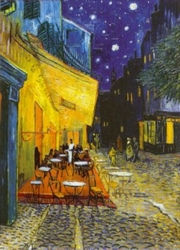 "The Cafe Terrace on the Place du Forum, Arles, at Night, c.1888" - Art Print by Vincent Van Gogh | Movie Poster Prints from Posterazzi