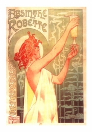 Absinthe Robette - Art Print by Privat Livemont | Movie Poster Prints from Posterazzi