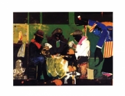 "Card Players, 1982" - Art Print by Romare Bearden | Movie Poster Prints from Posterazzi