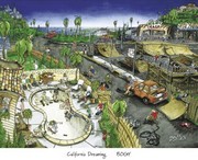 California Dreaming - Art Print by  Bogushefsky | Movie Poster Prints from Posterazzi