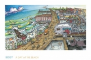 A Day at the Beach - Art Print by  Bogushefsky | Movie Poster Prints from Posterazzi