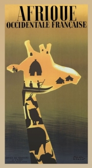 "Afrique Occidentale Francaise, ca. 1948" - Art Print by Paul Colin | Movie Poster Prints from Posterazzi