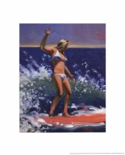 Backside Pink - Art Print by Ron Croci | Movie Poster Prints from Posterazzi