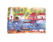 "Evening Catch, Kerala" - Art Print by Christopher Corr | Movie Poster Prints from Posterazzi